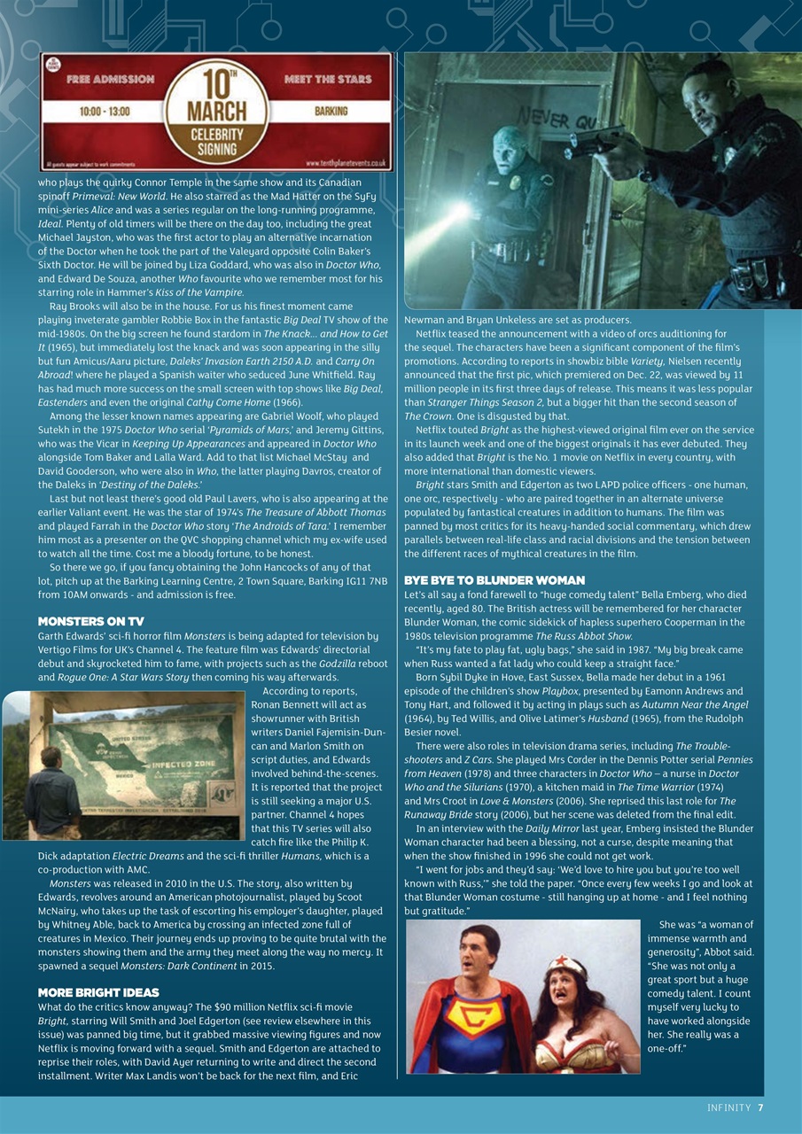 Infinity Magazine Preview Pages