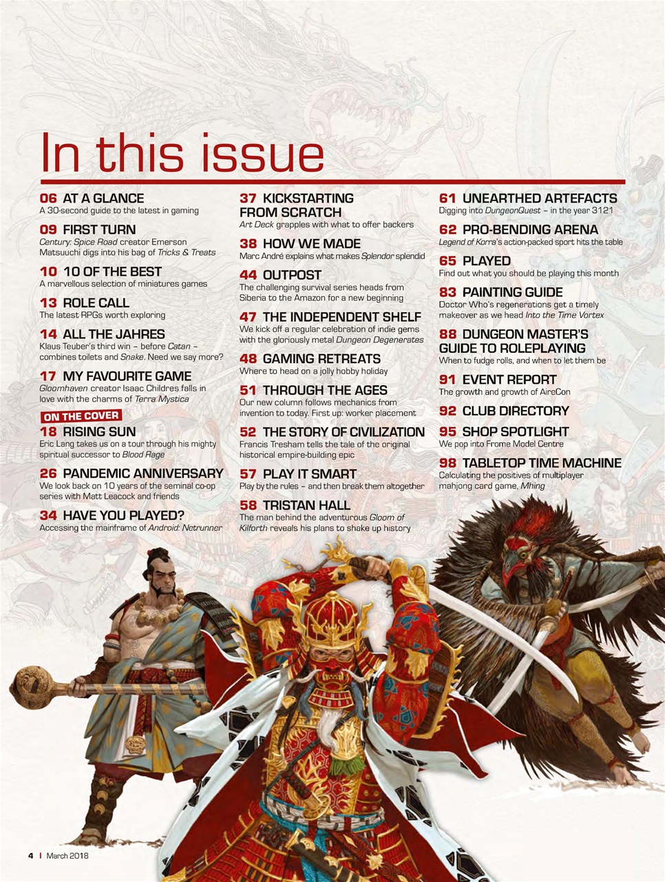 Tabletop Gaming Preview Pages