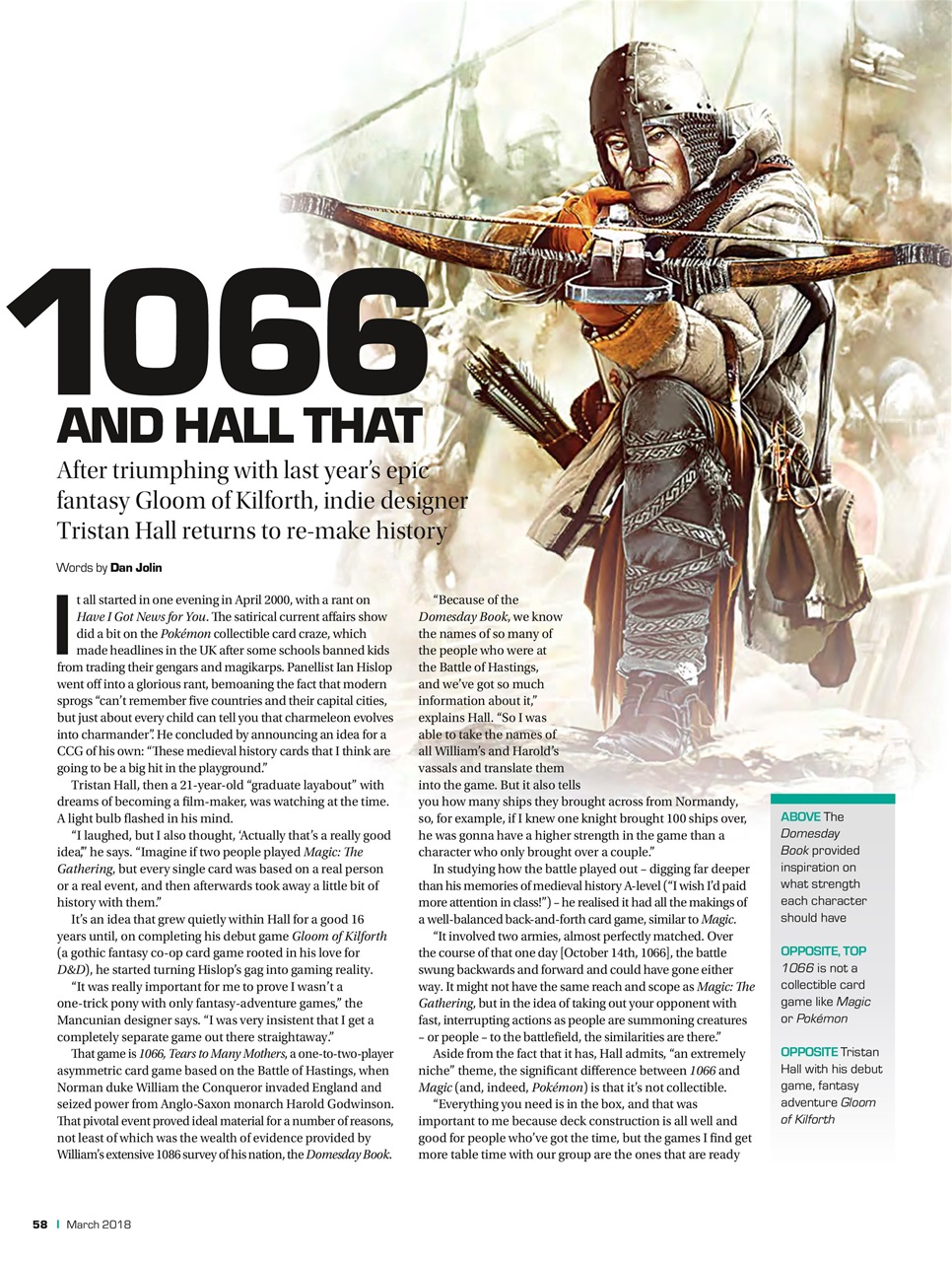 Tabletop Gaming Preview Pages