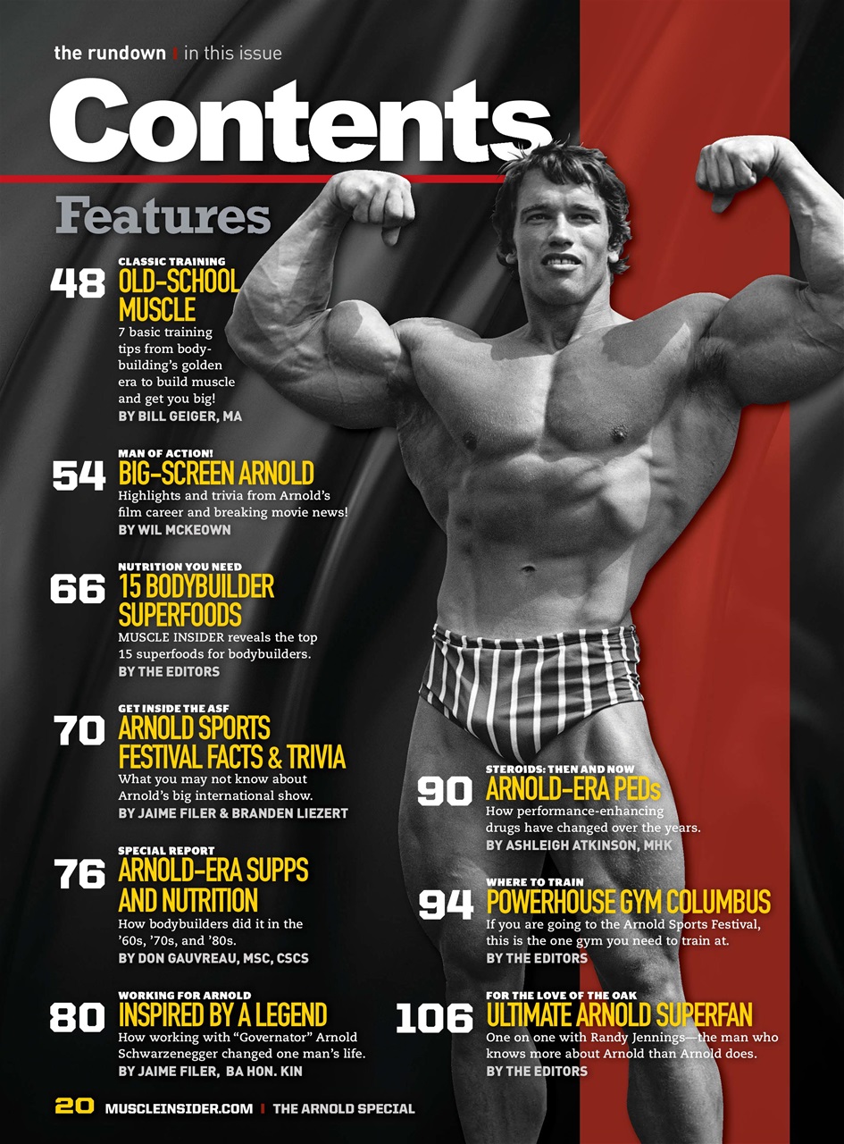 Muscle Insider Magazine Preview Pages