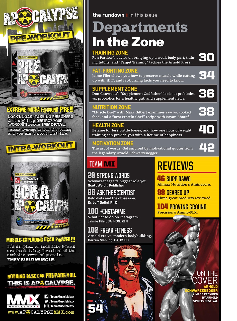 Muscle Insider Magazine Preview Pages