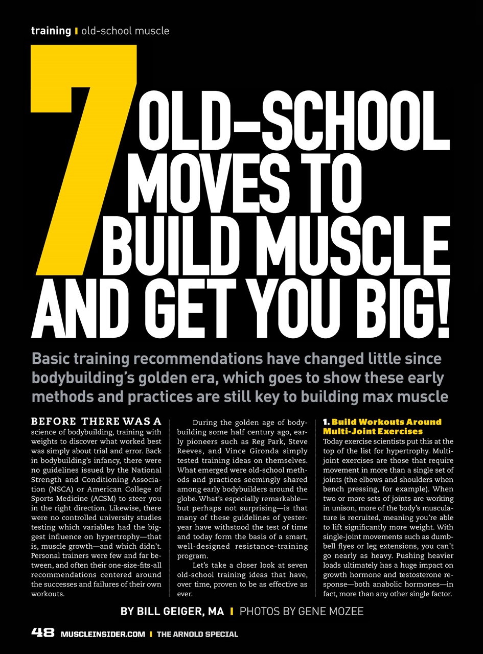 Muscle Insider Magazine Preview Pages