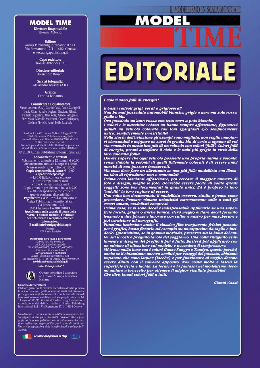 Model Time Preview Pages