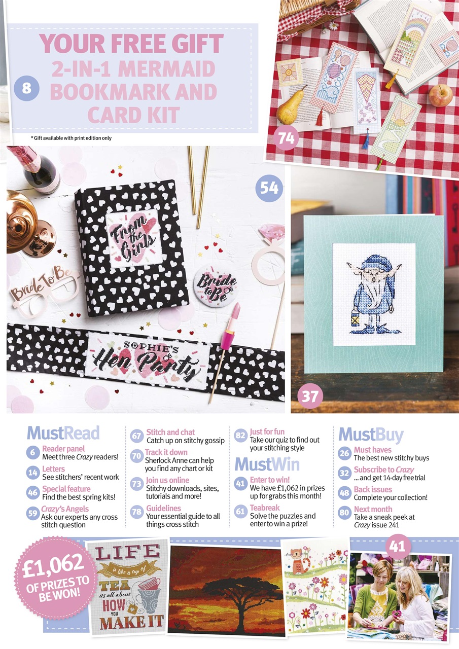 Cross Stitch Crazy Preview Pages
