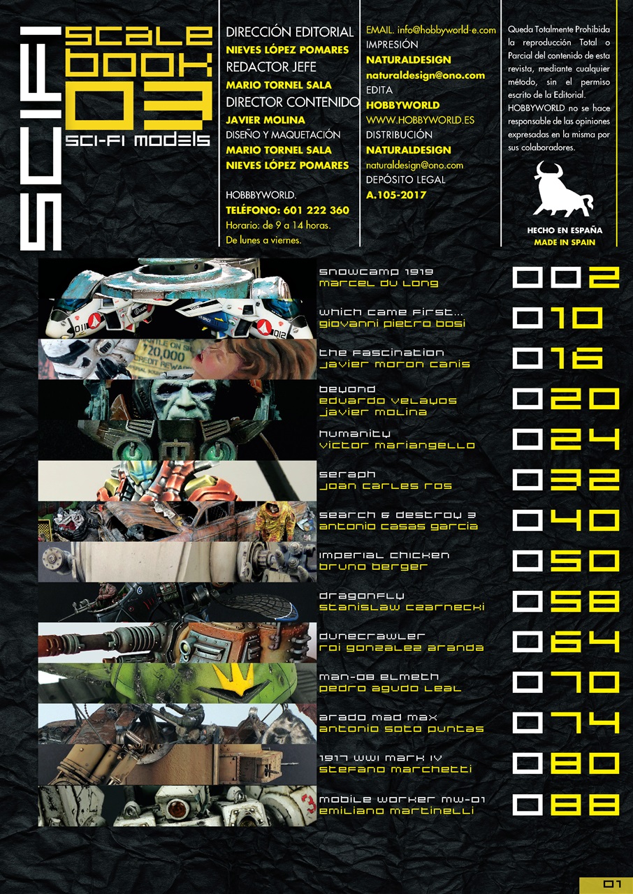 SCIFI SCALE Preview Pages