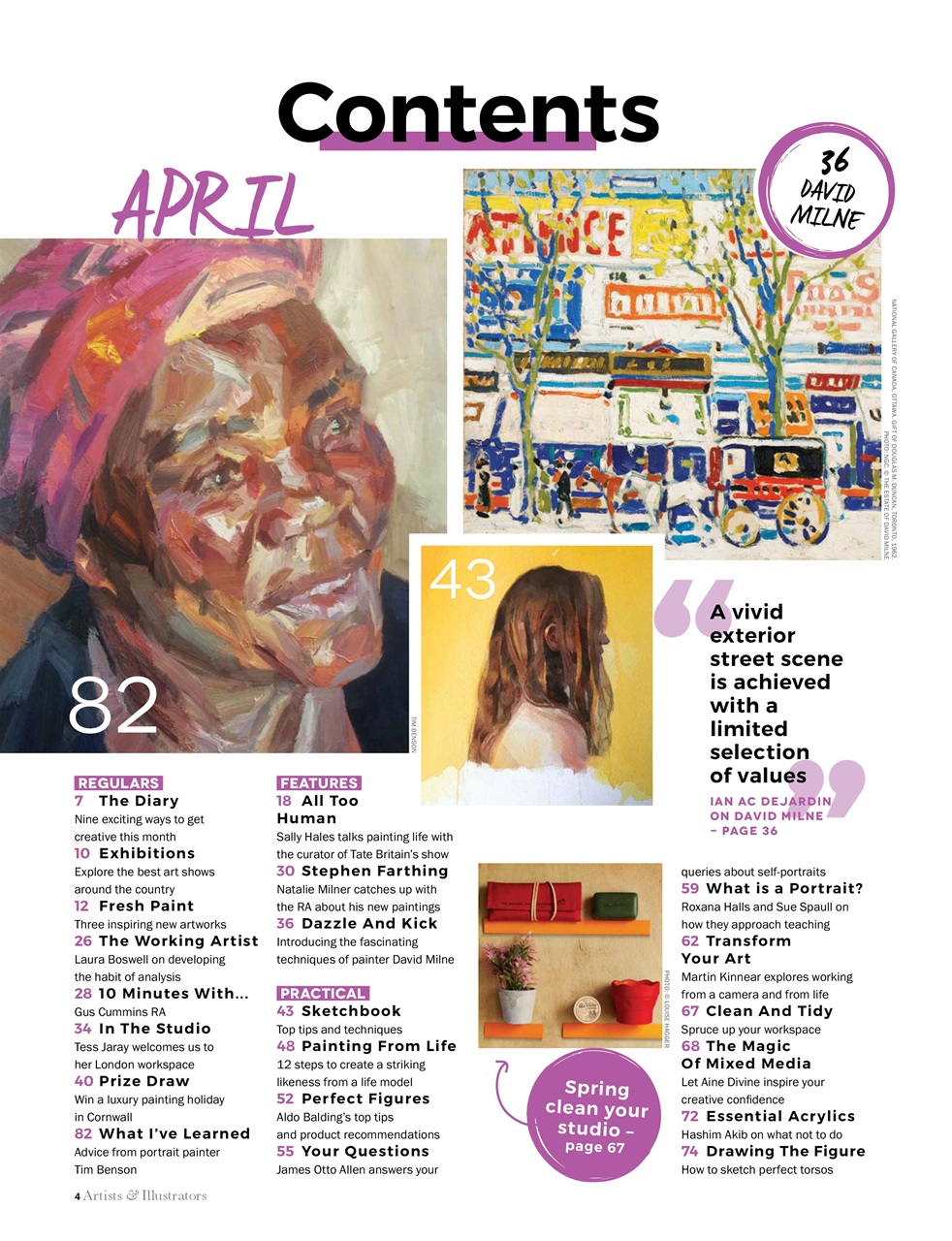 Artists & Illustrators Preview Pages