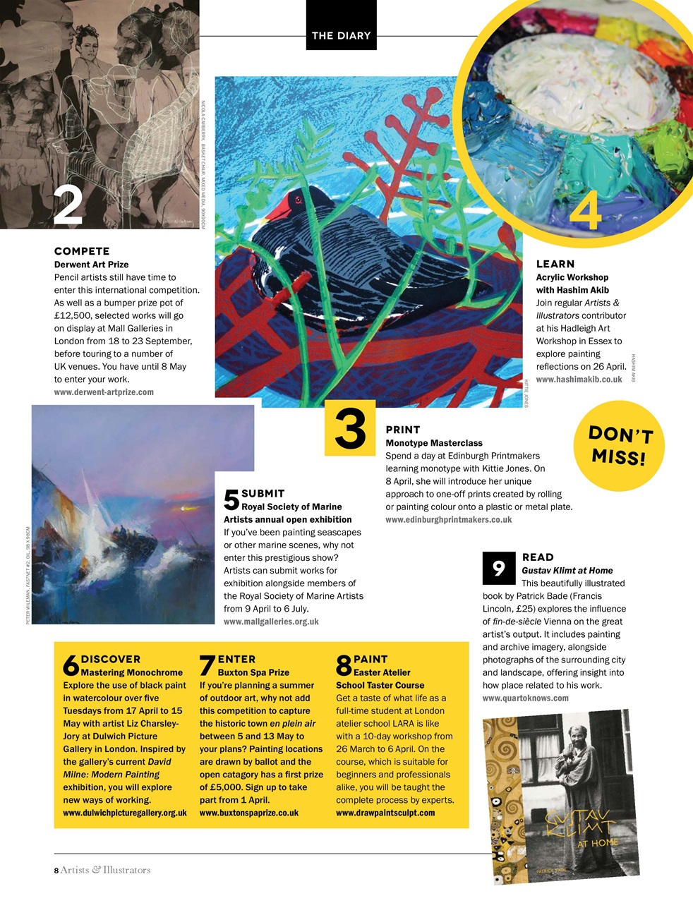 Artists & Illustrators Preview Pages