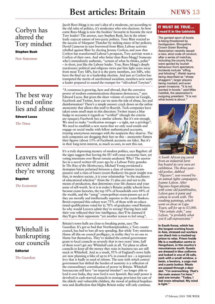 The Week Preview Pages