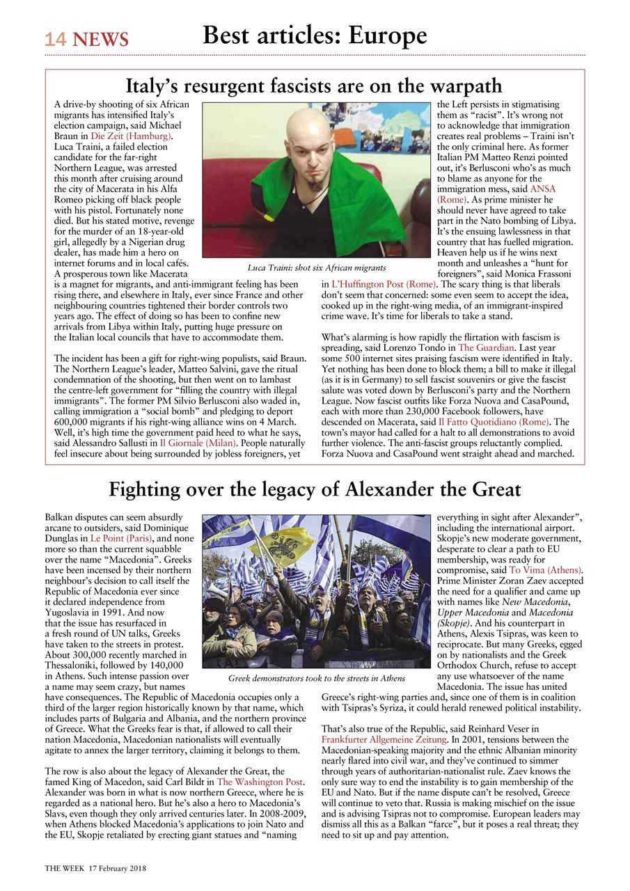 The Week Preview Pages