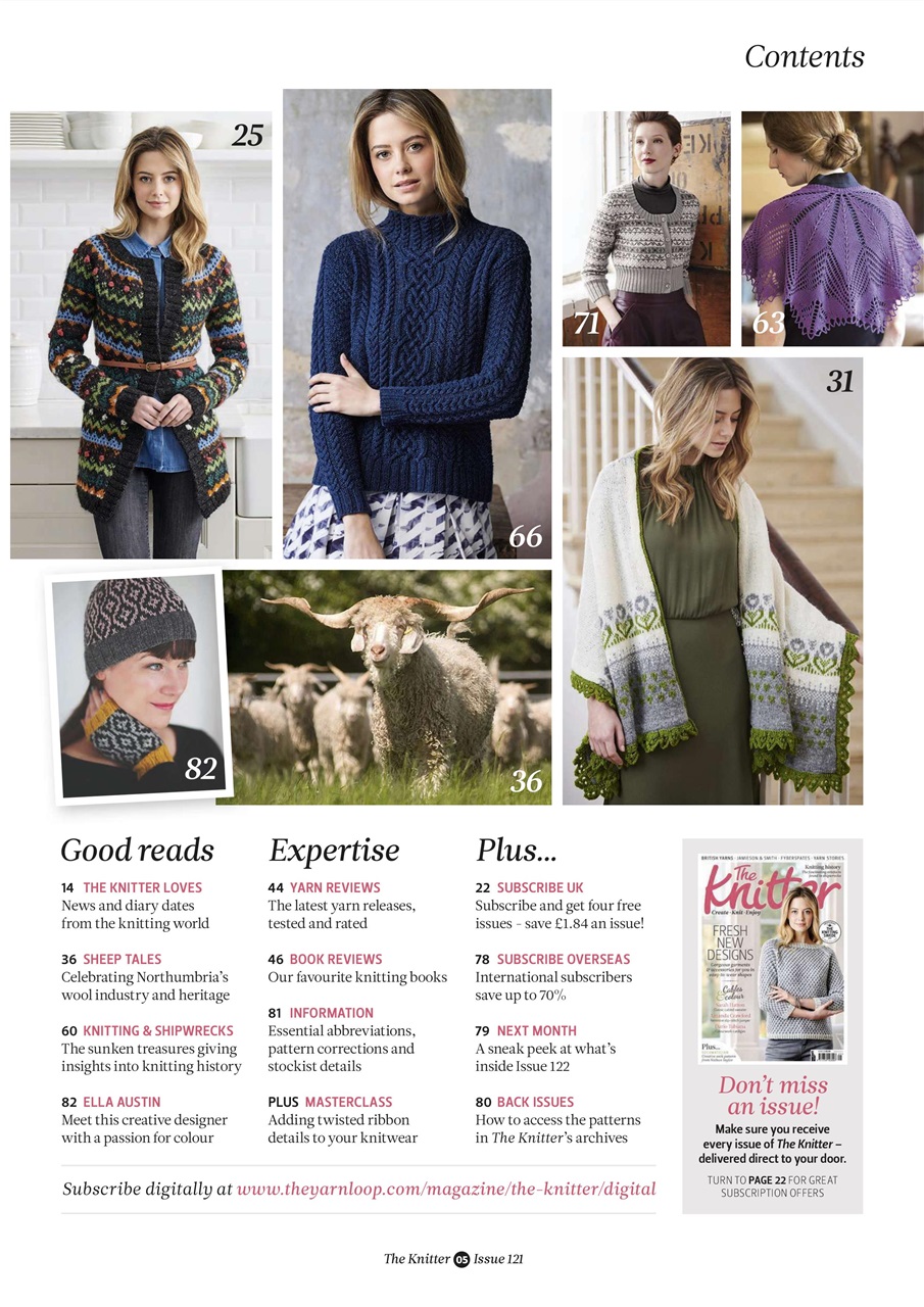 The Knitter Preview Pages