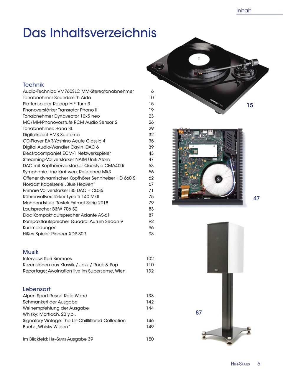 HiFi Stars Magazin Preview Pages
