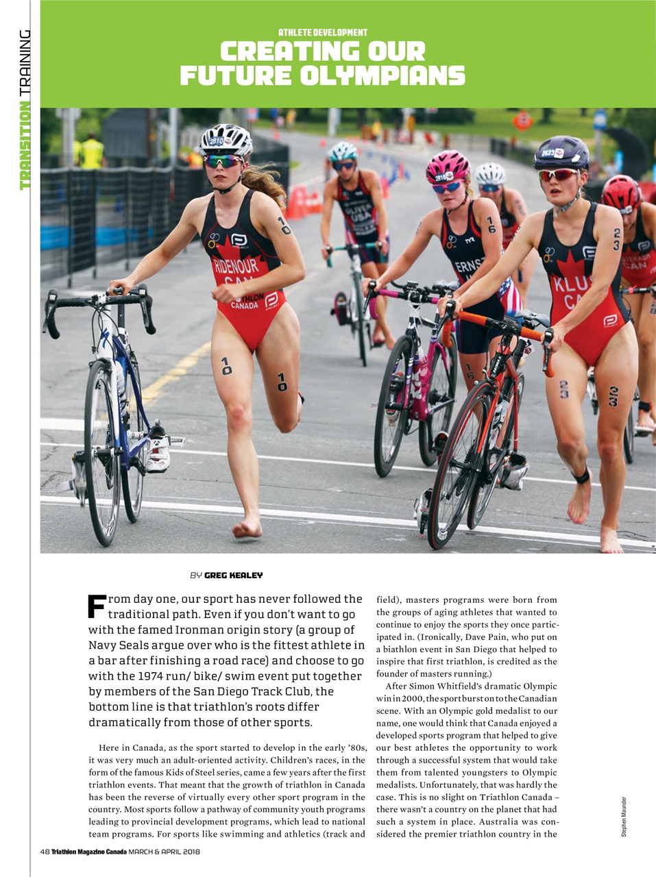 Triathlon Magazine Canada Preview Pages