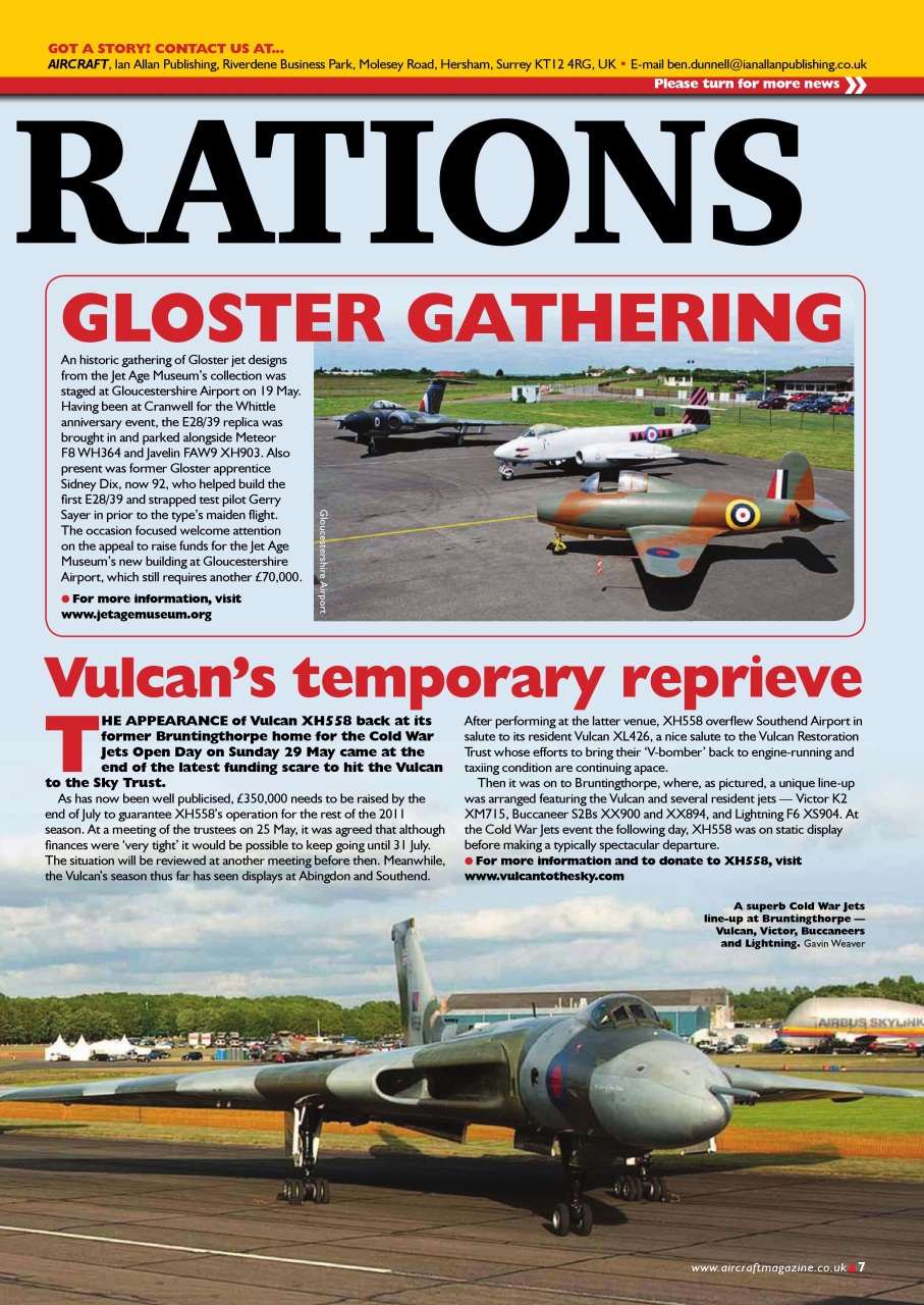 Classic Aircraft Preview Pages