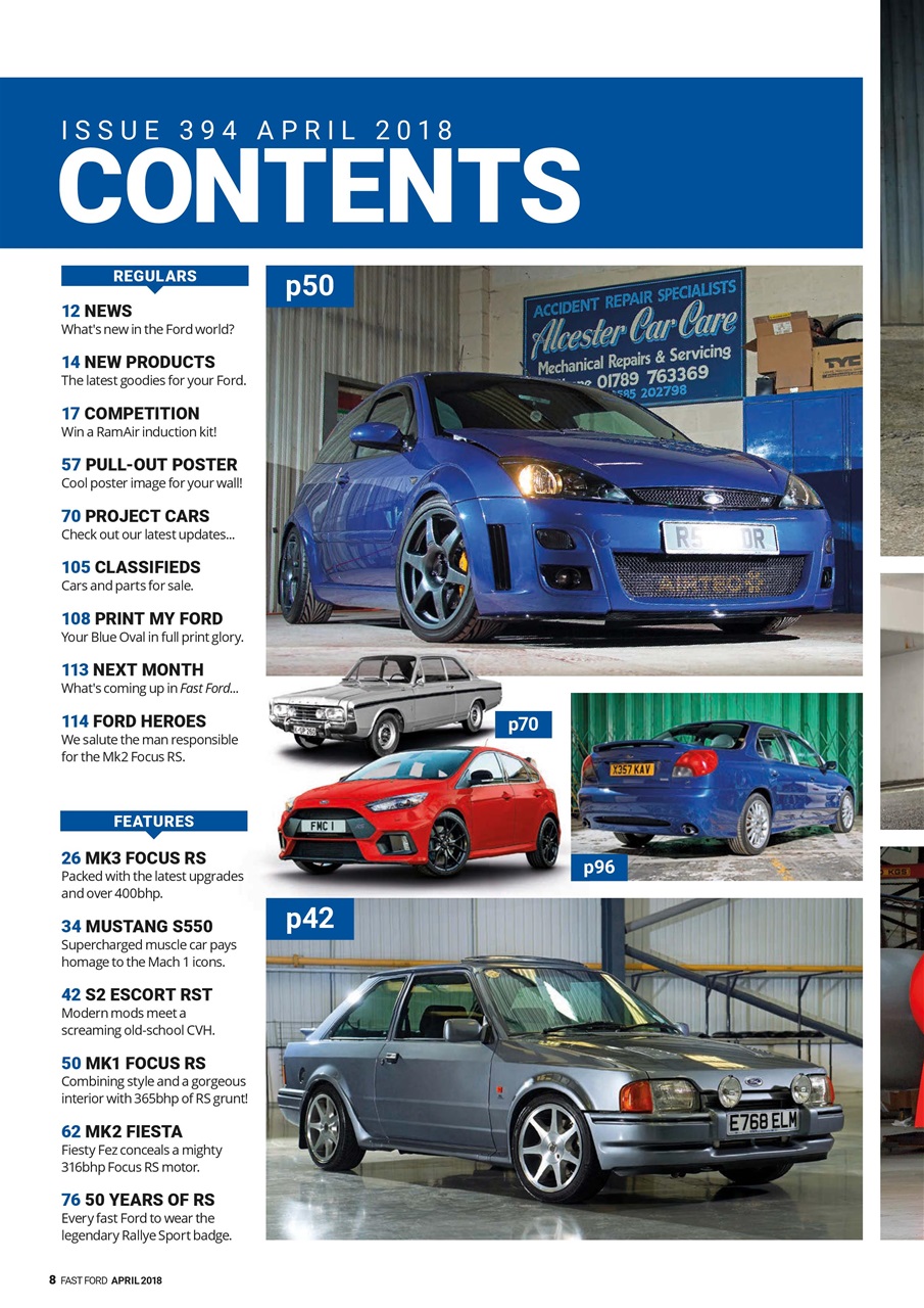 Fast Ford Preview Pages