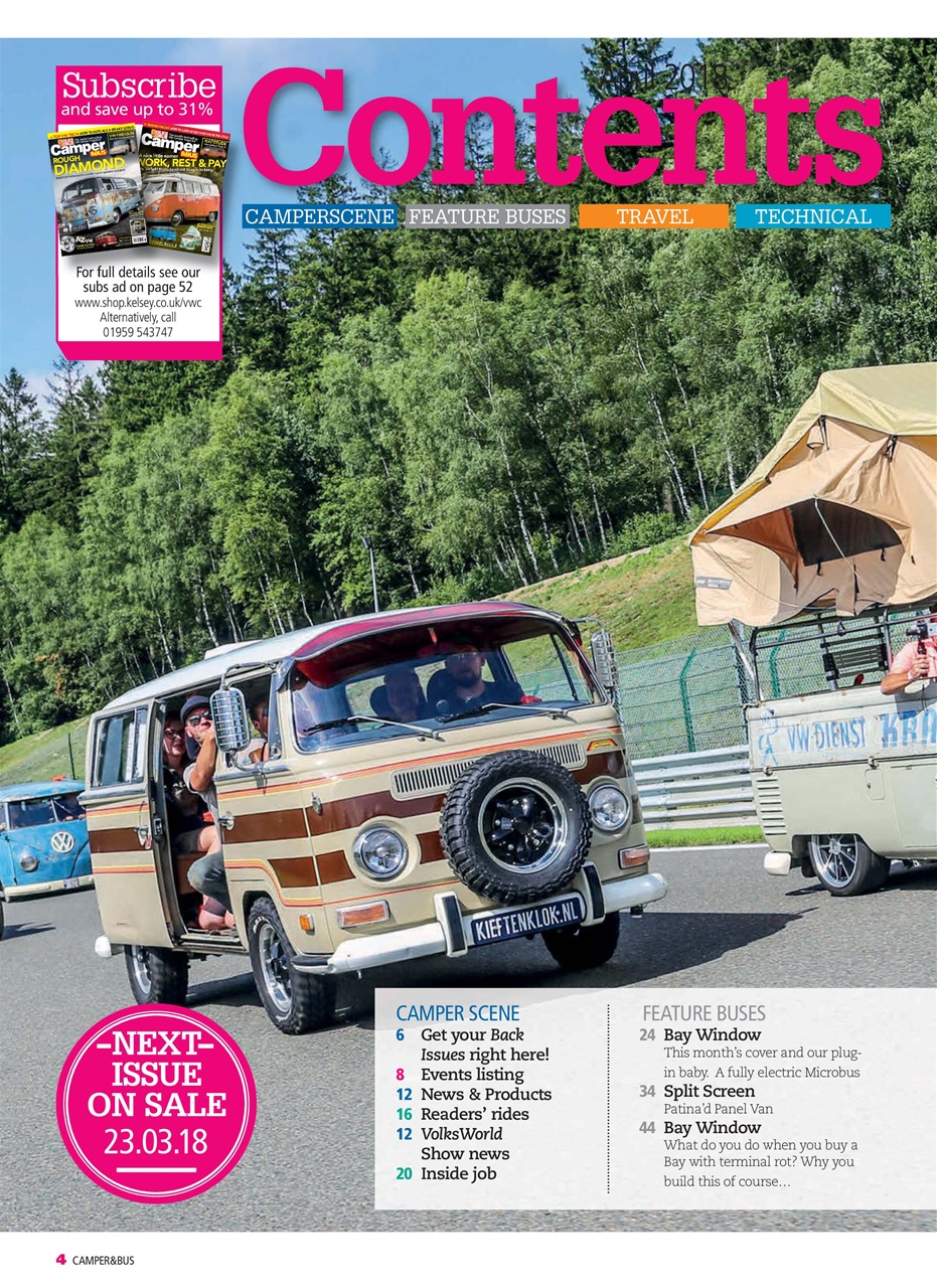 VW Camper Preview Pages