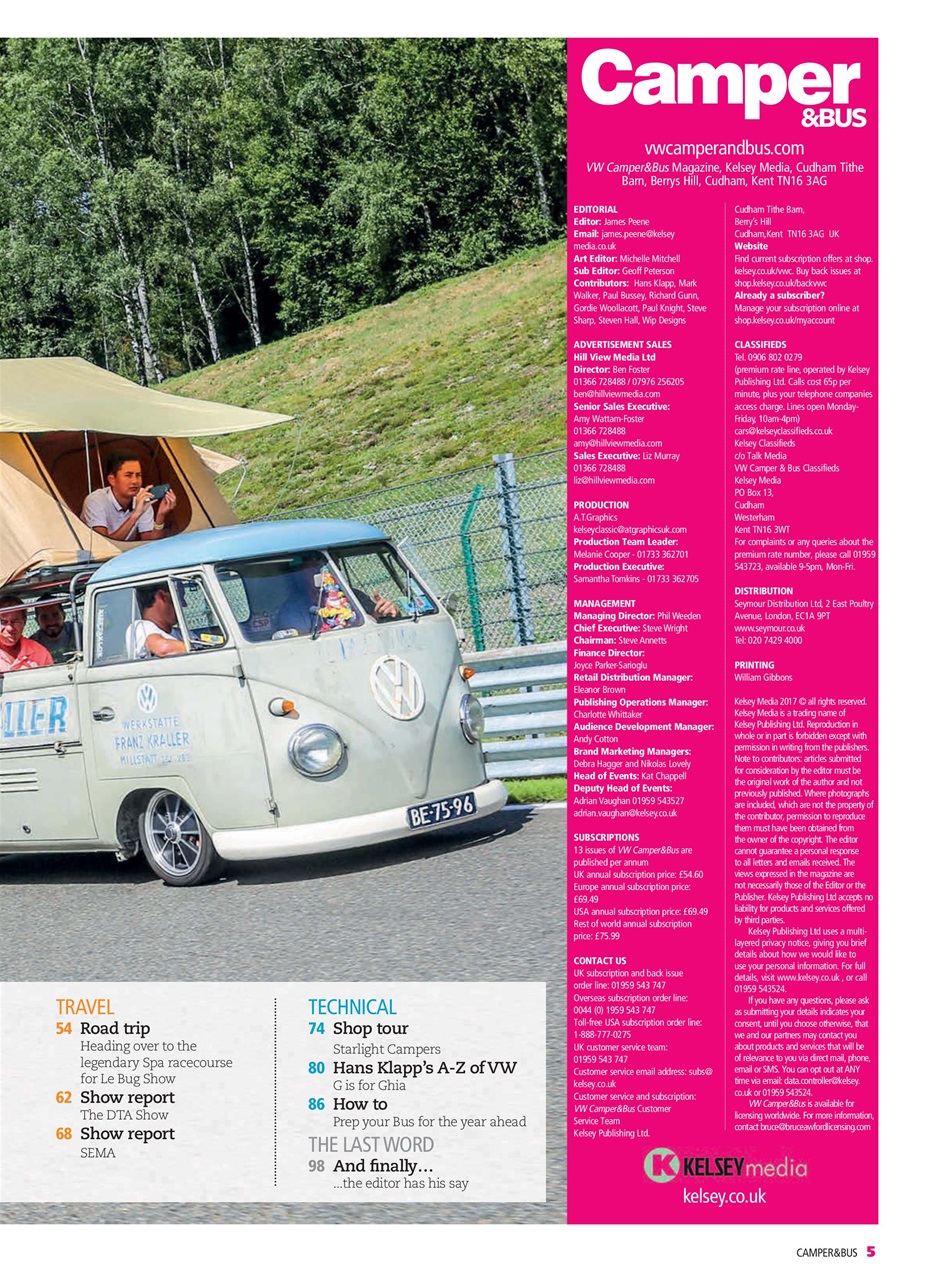 VW Camper Preview Pages