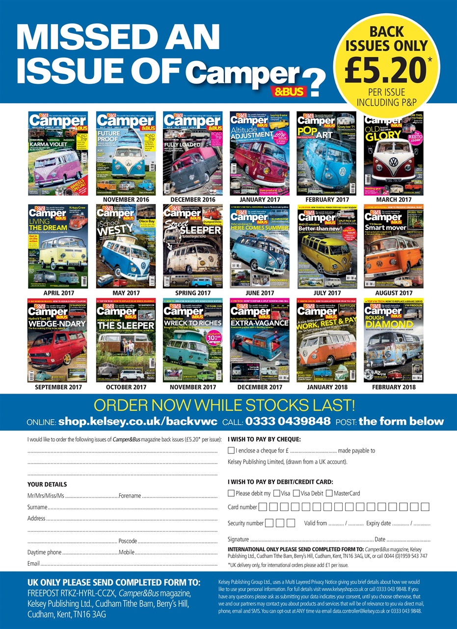 VW Camper Preview Pages