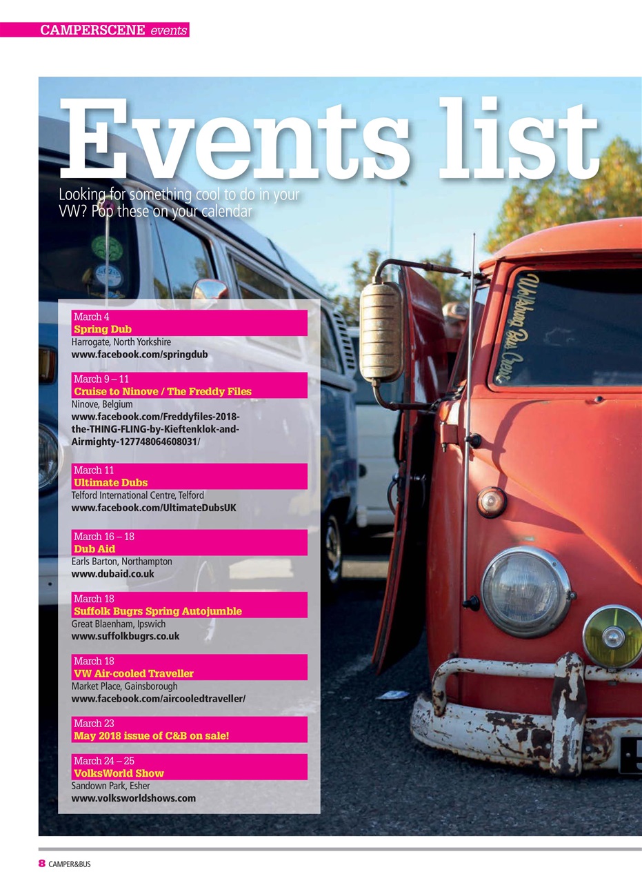 VW Camper Preview Pages