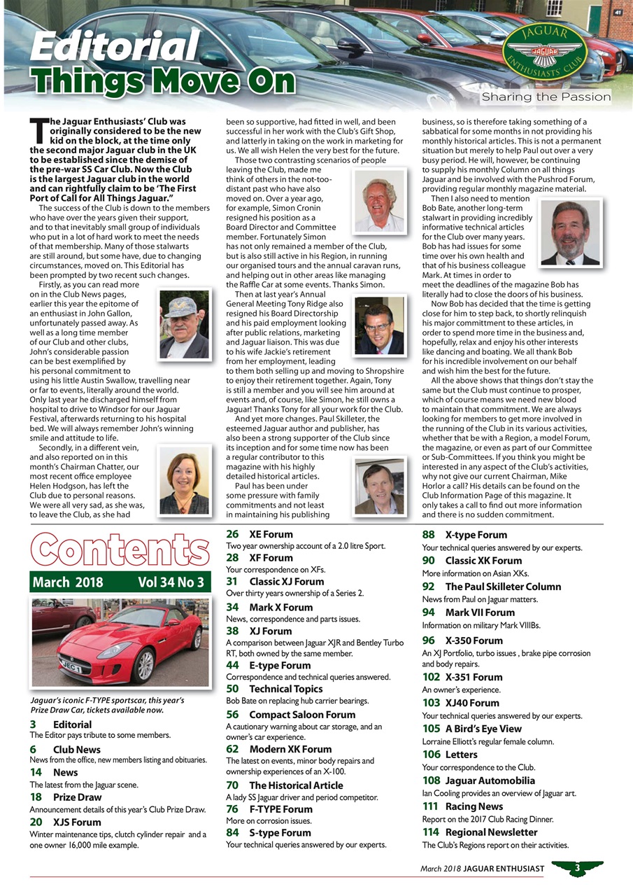 Jaguar Enthusiast Preview Pages