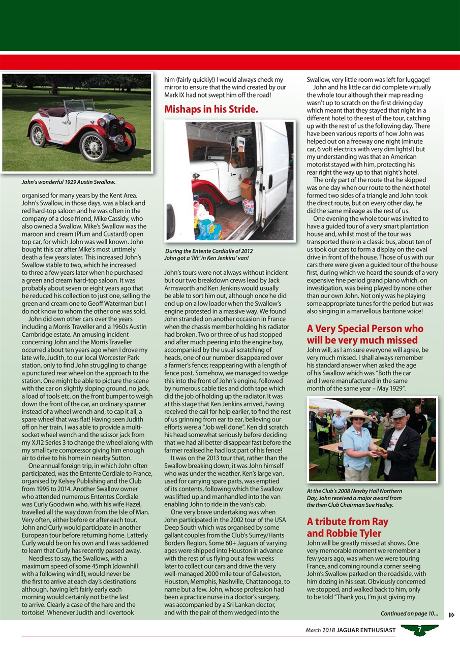 Jaguar Enthusiast Preview Pages