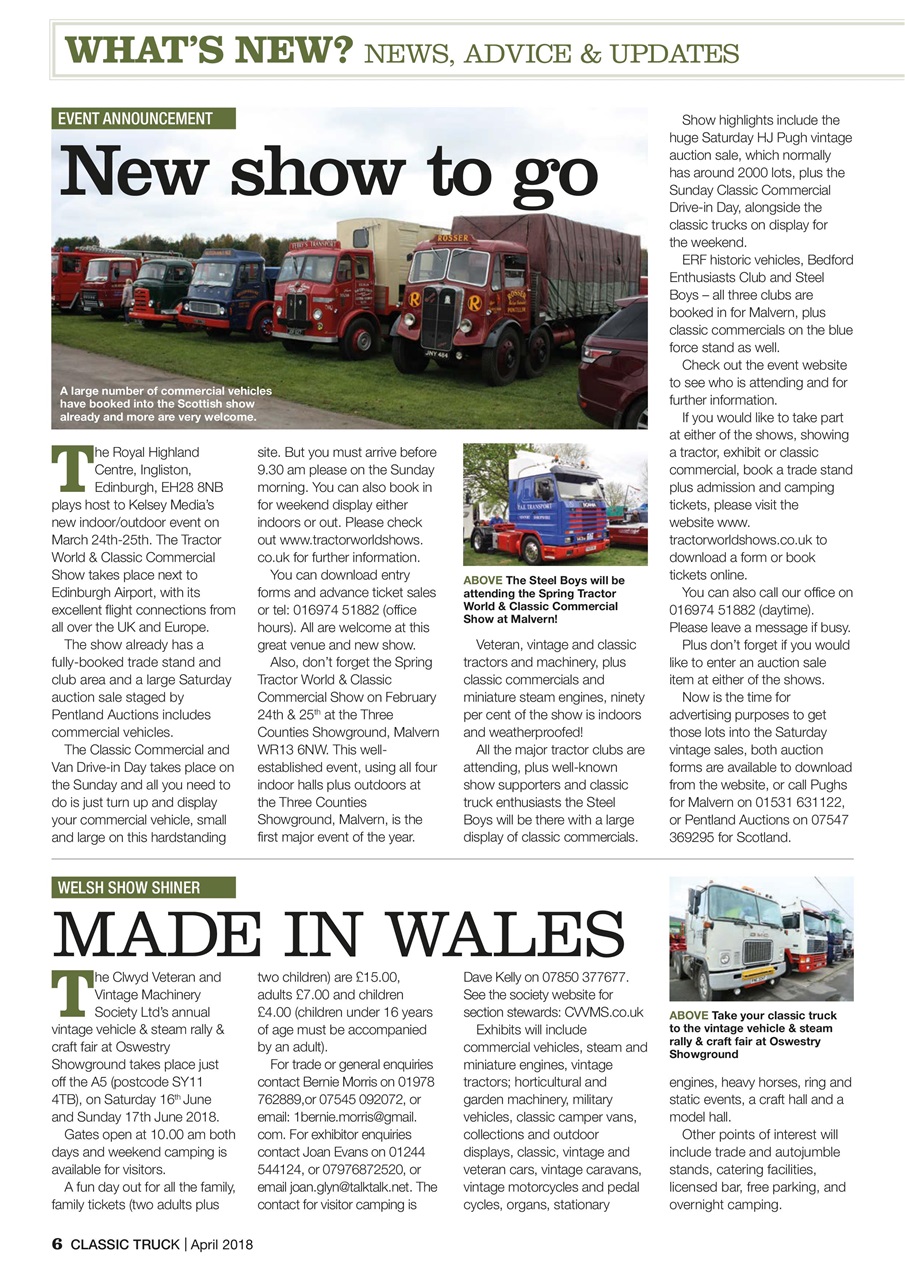 Classic Truck (OLD) Preview Pages