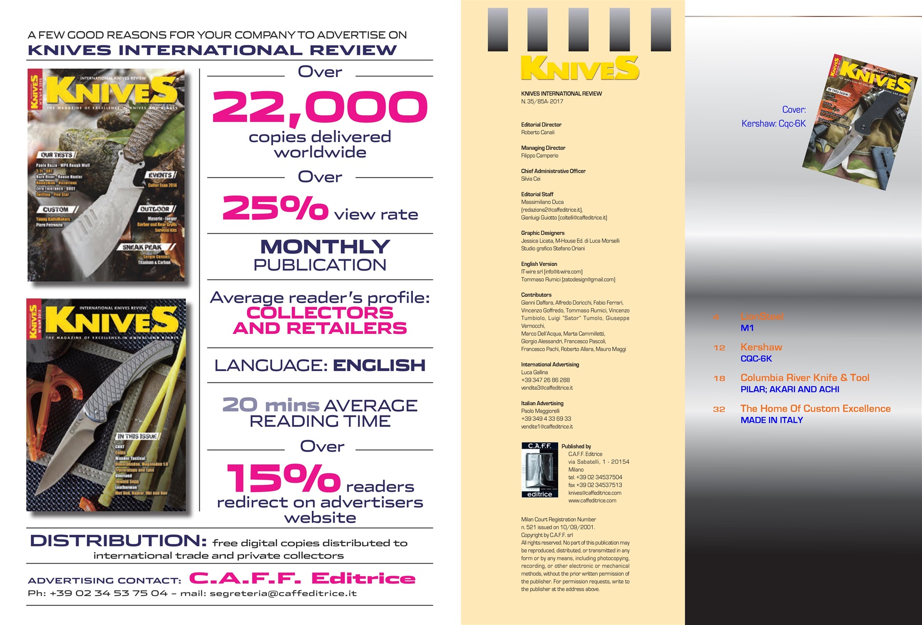 KNIVES INTERNATIONAL Preview Pages