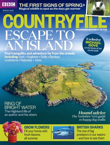 BBC Countryfile Magazine issue March 2018
