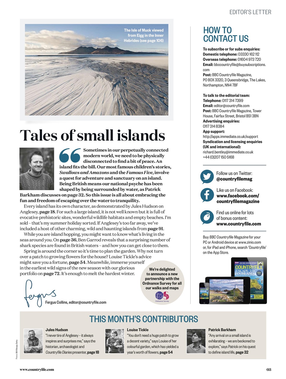 BBC Countryfile Magazine Preview Pages