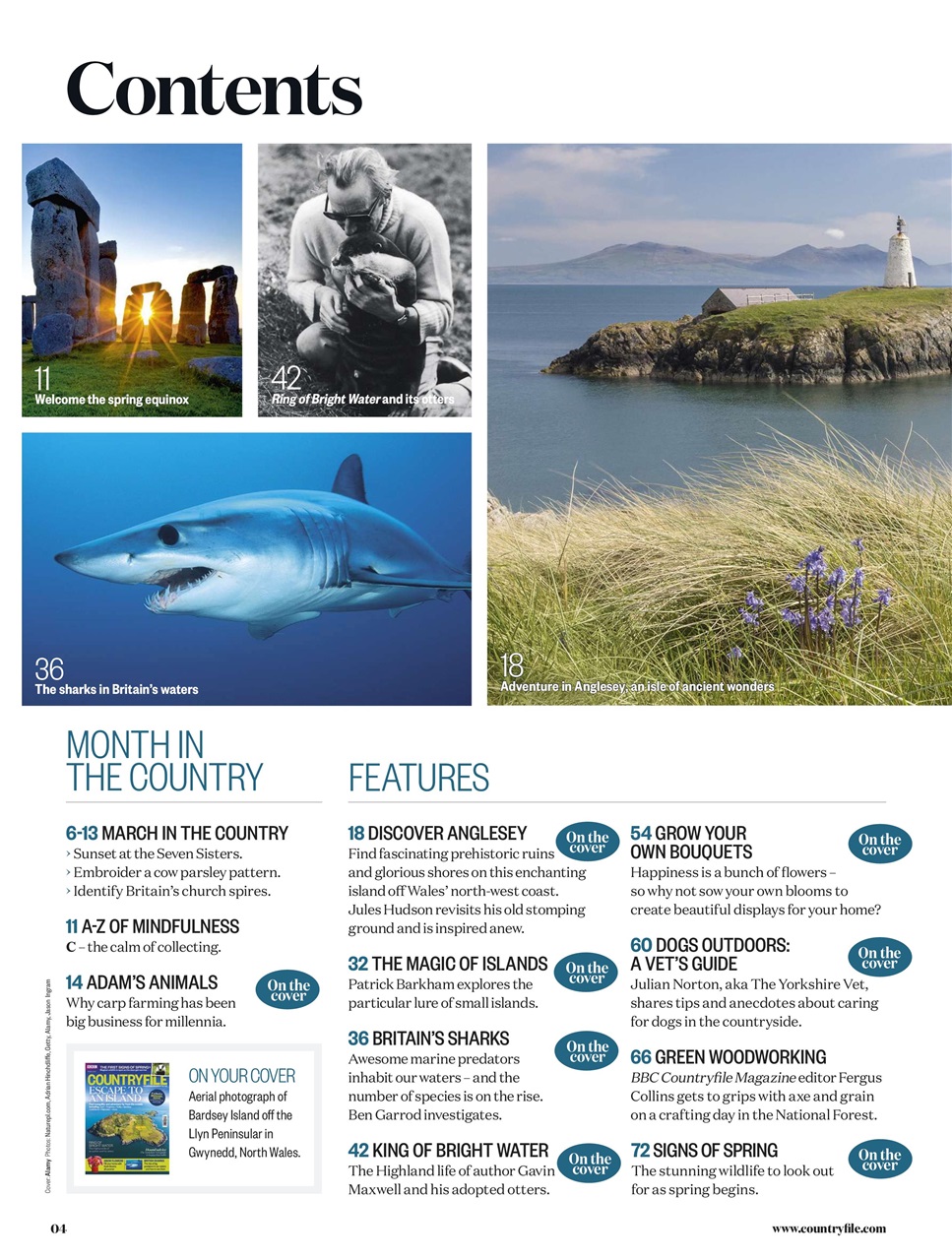 BBC Countryfile Magazine Preview Pages