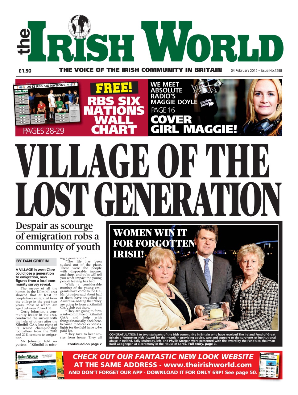 Irish World Preview Pages