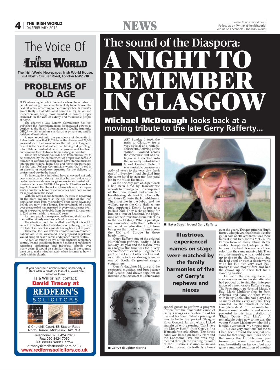 Irish World Preview Pages