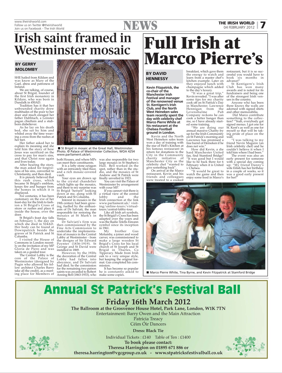Irish World Preview Pages
