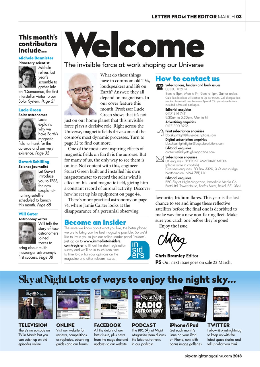 BBC Sky at Night Magazine Preview Pages