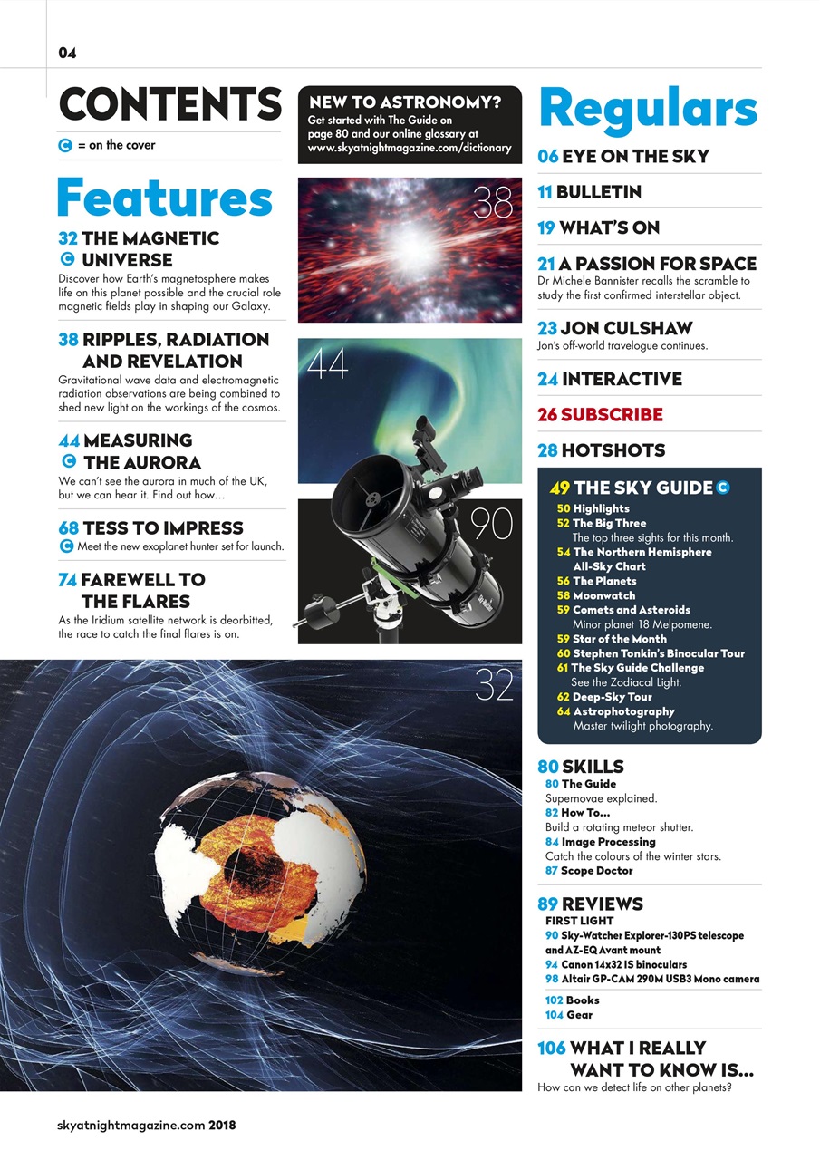 BBC Sky at Night Magazine Preview Pages