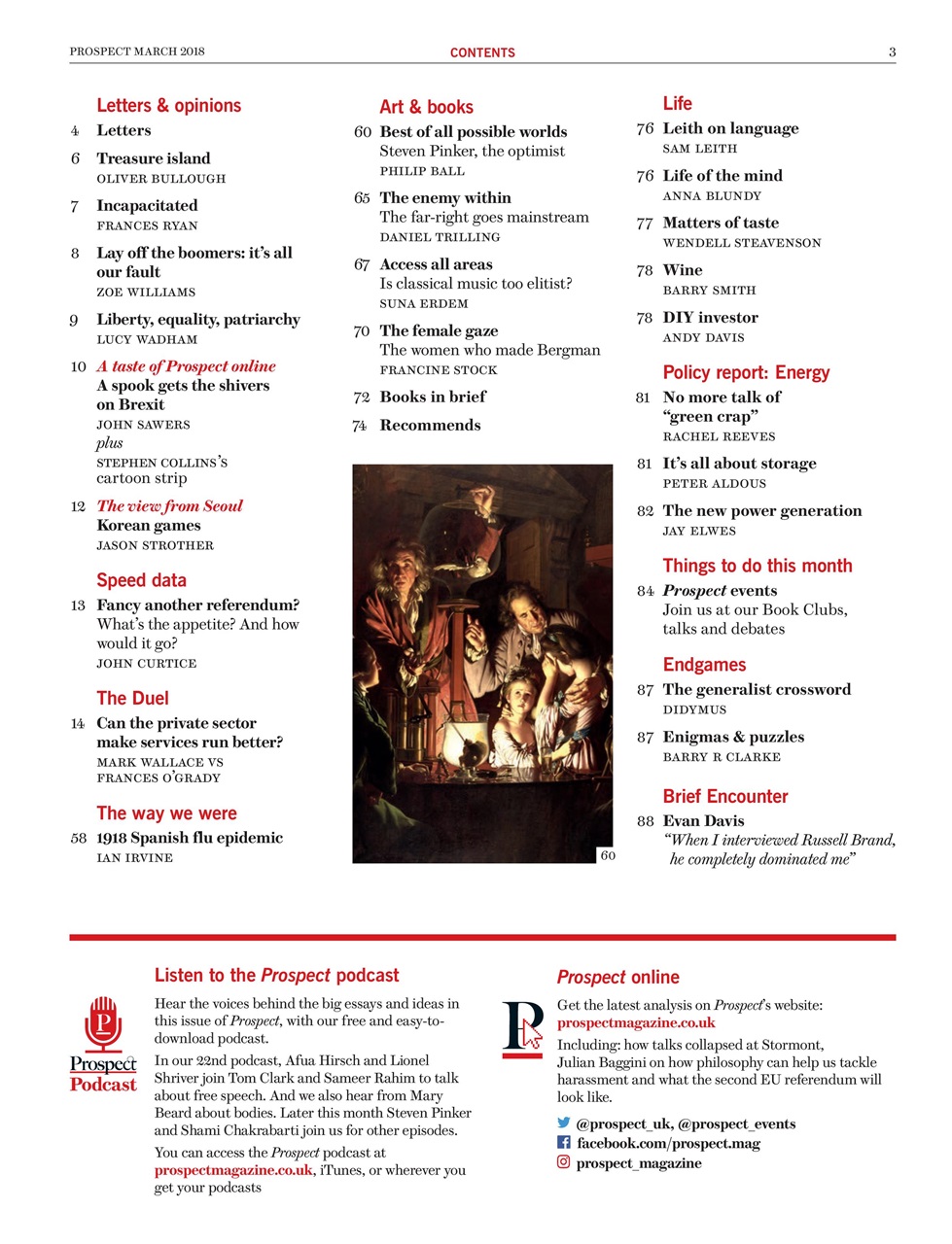 Prospect Magazine Preview Pages