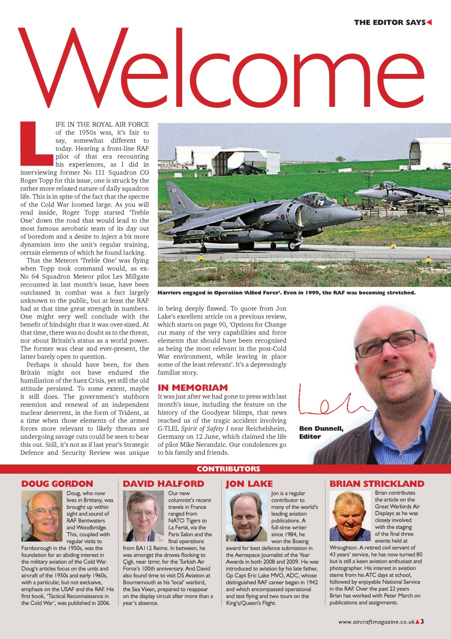 Classic Aircraft Preview Pages