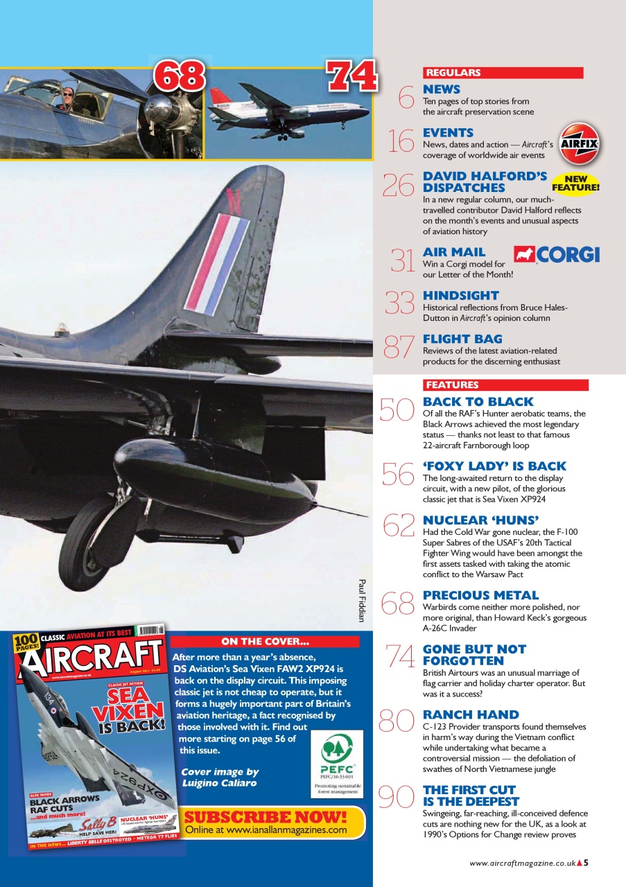 Classic Aircraft Preview Pages