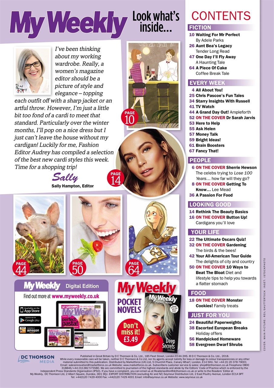 My Weekly Preview Pages