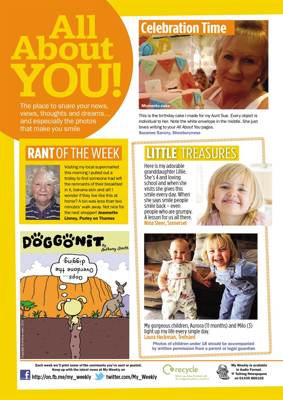 My Weekly Preview Pages