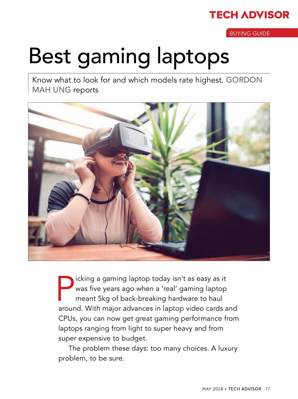 Tech Advisor Preview Pages