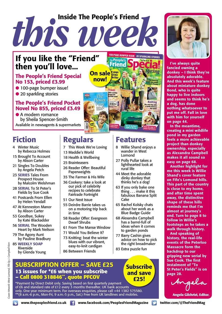 The People’s Friend Preview Pages