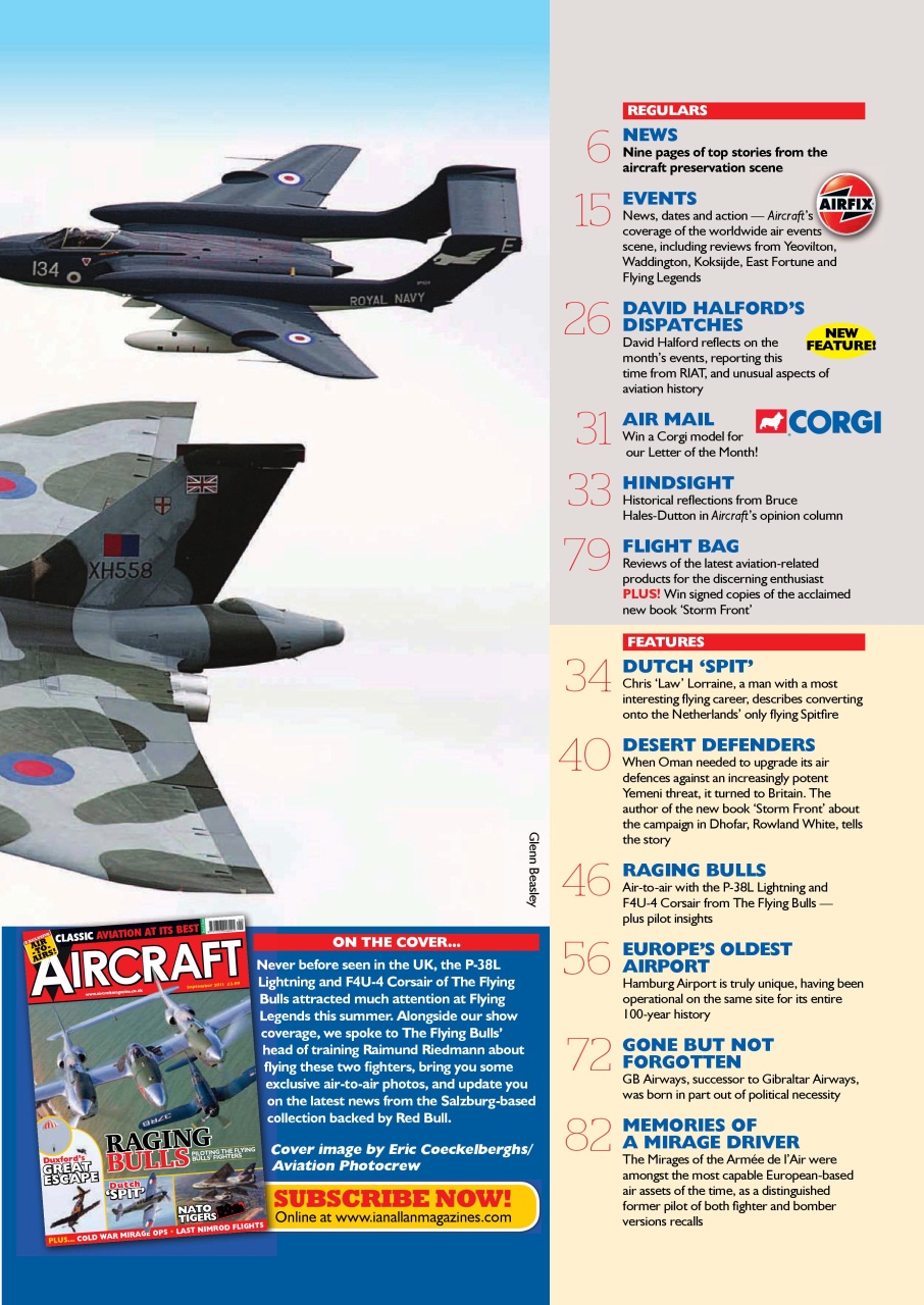 Classic Aircraft Preview Pages