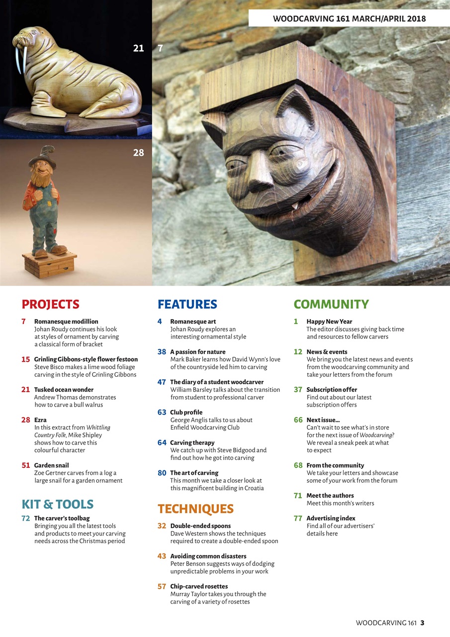 Woodcarving Preview Pages