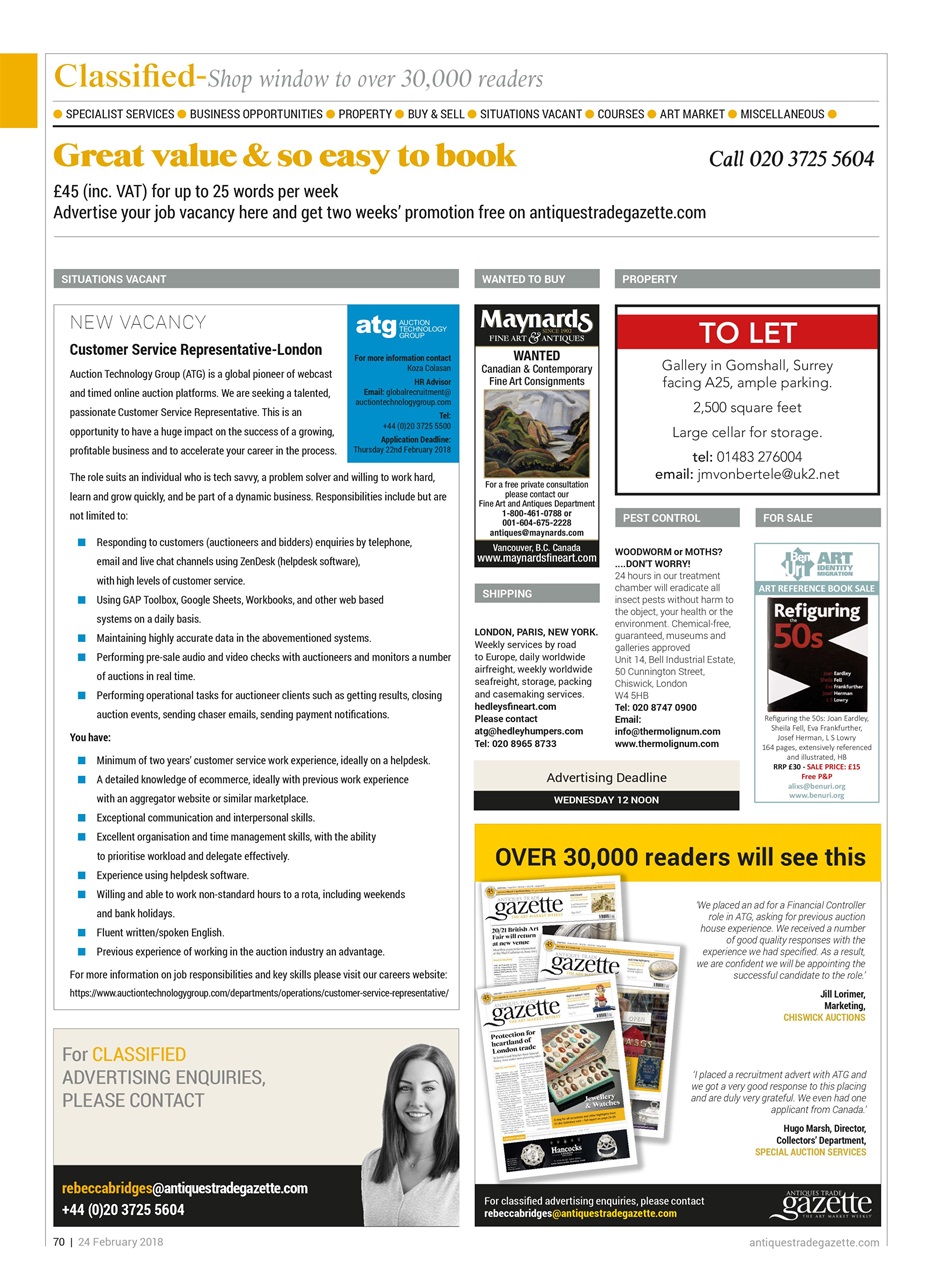 Antiques Trade Gazette Preview Pages