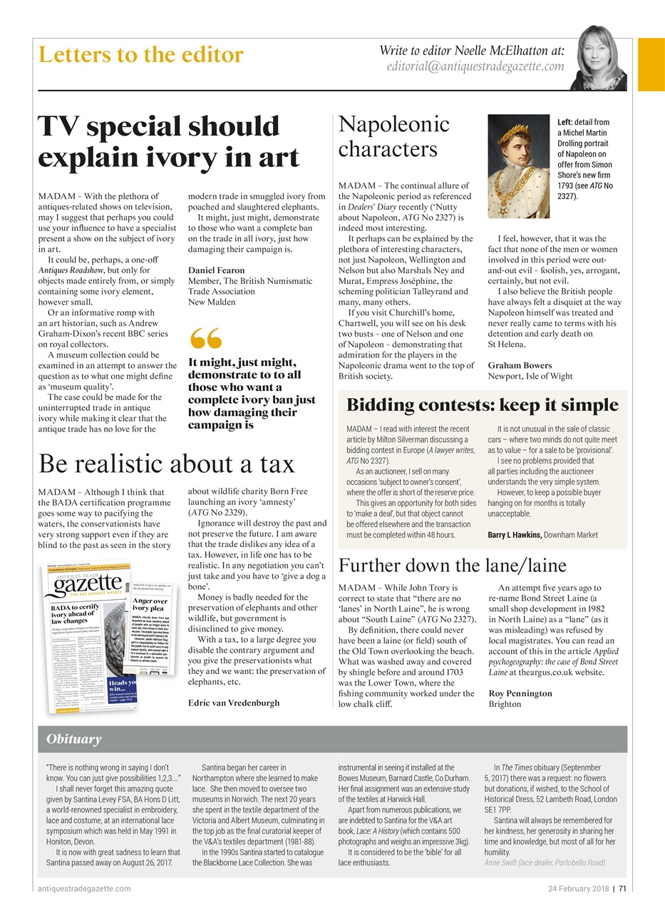 Antiques Trade Gazette Preview Pages