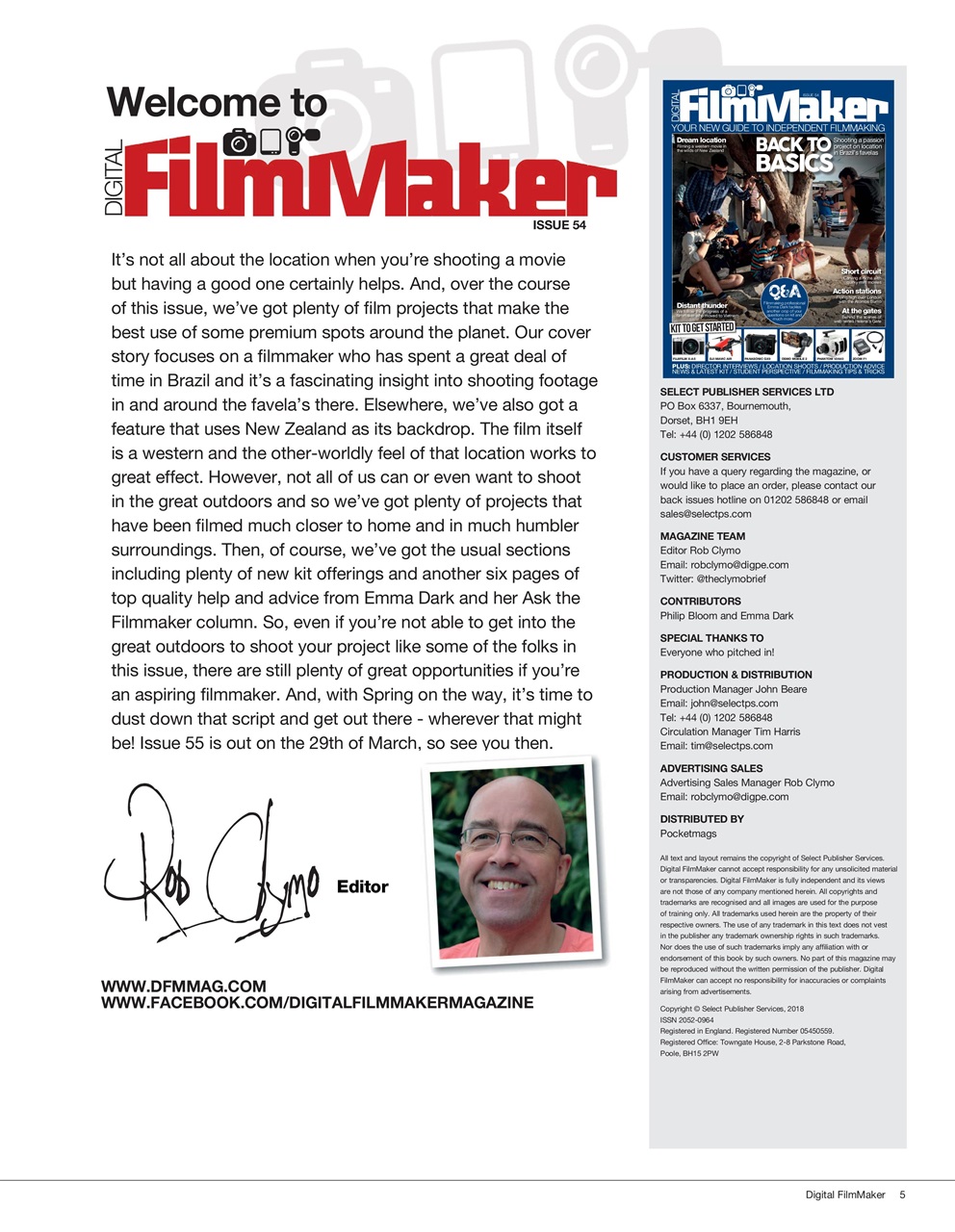 Digital FilmMaker Preview Pages