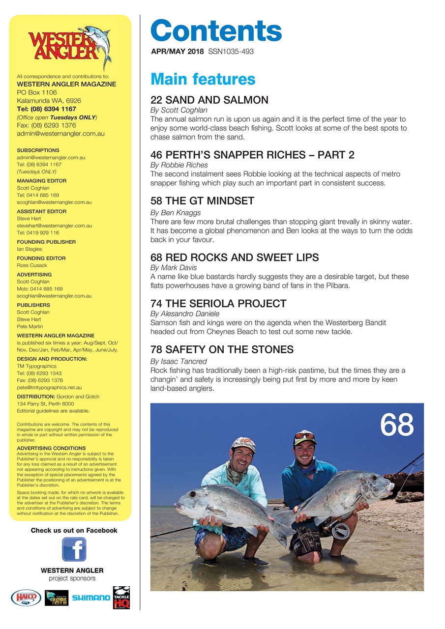 Western Angler Preview Pages