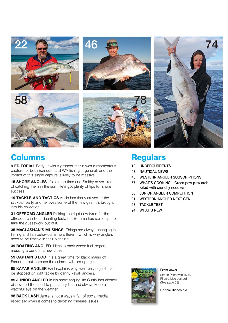 Western Angler Preview Pages
