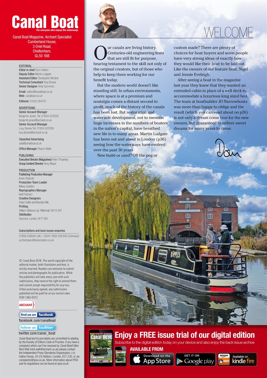 Canal Boat Preview Pages