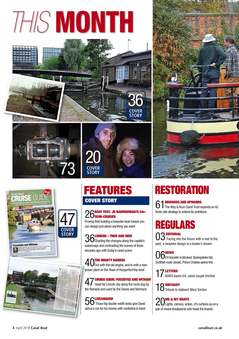 Canal Boat Preview Pages